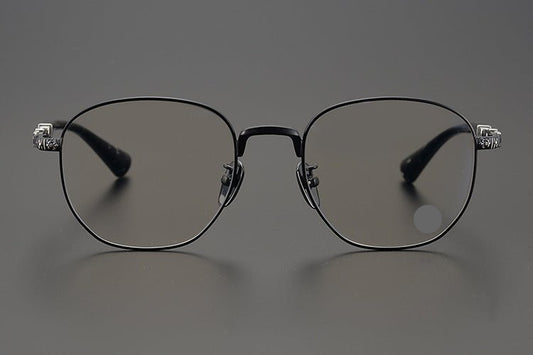 Vintage Square Eyeglass Frames for Men | Chrome Hearts - Inspired Luxury British Aesthetic – CH8008 - HP eyeglasses