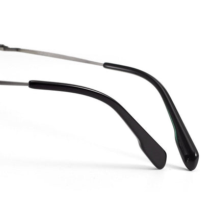 Wide Fit Browline Glasses for Men | Lightweight Titanium Square Acetate Frame for Large Heads SH0060 - HP eyeglasses