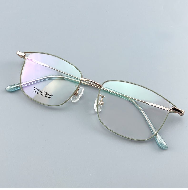 Women’s Pure Titanium Cat Eye Eyeglasses – Ultra Lightweight Full Rim Designer Optical Frame 120153 - HP eyeglasses