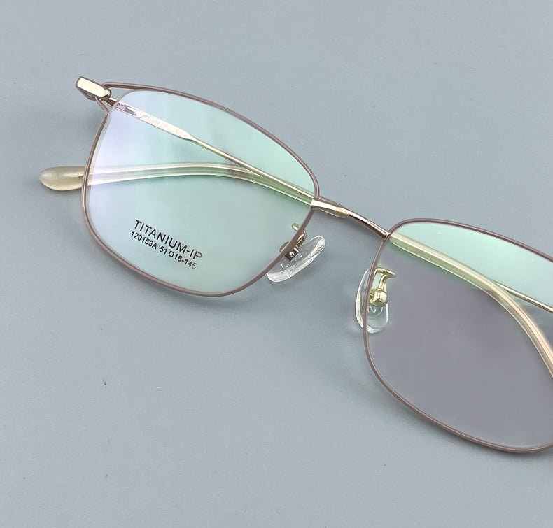 Women’s Pure Titanium Cat Eye Eyeglasses – Ultra Lightweight Full Rim Designer Optical Frame 120153 - HP eyeglasses