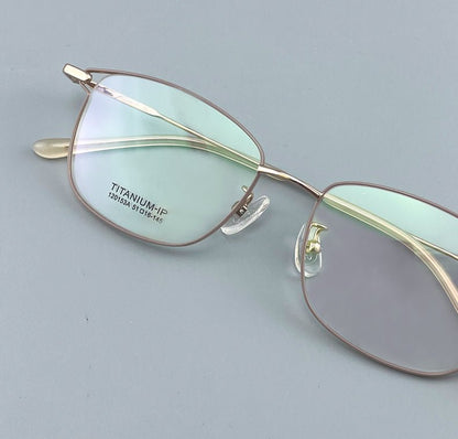Women’s Pure Titanium Cat Eye Eyeglasses – Ultra Lightweight Full Rim Designer Optical Frame 120153 - HP eyeglasses