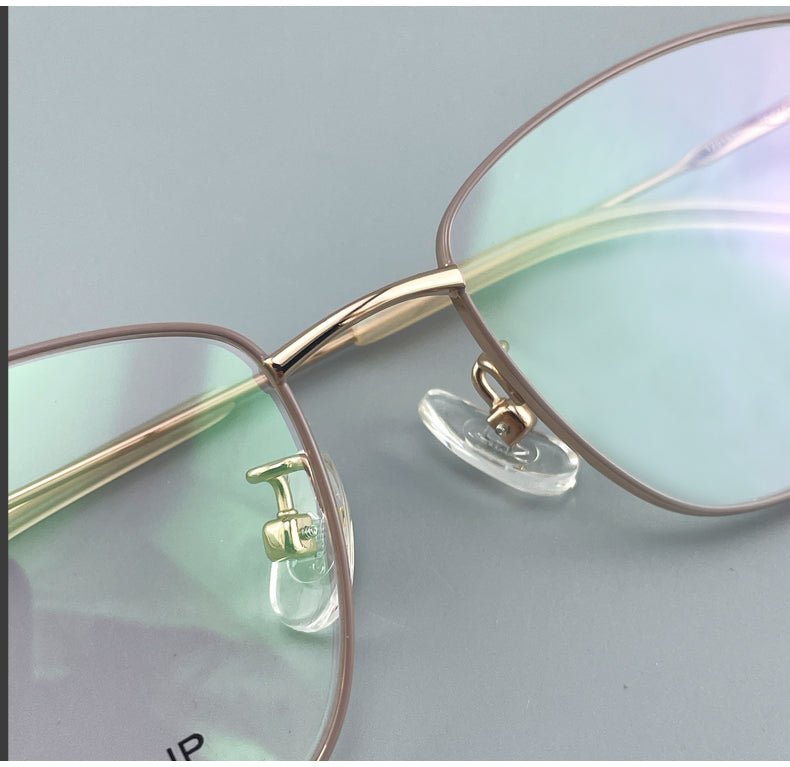 Women’s Pure Titanium Cat Eye Eyeglasses – Ultra Lightweight Full Rim Designer Optical Frame 120153 - HP eyeglasses