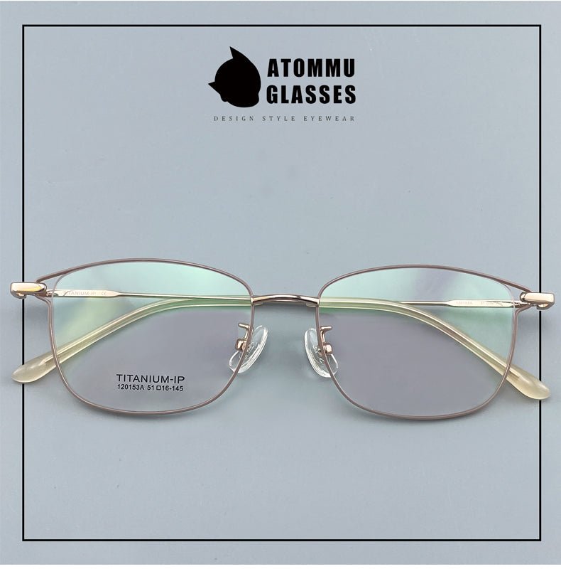 Women’s Pure Titanium Cat Eye Eyeglasses – Ultra Lightweight Full Rim Designer Optical Frame 120153 - HP eyeglasses