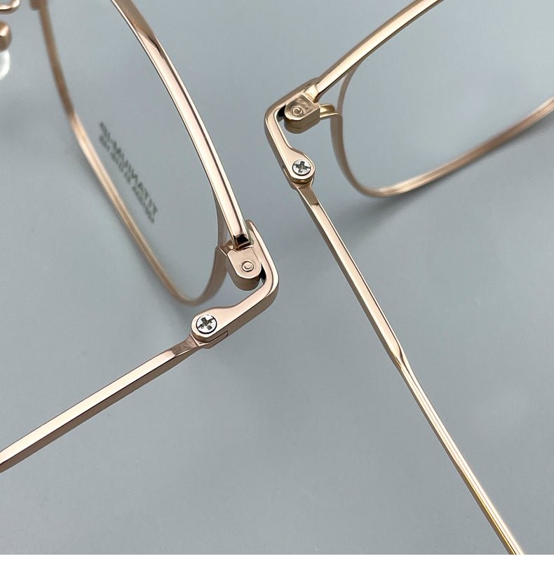 Women’s Pure Titanium Cat Eye Eyeglasses – Ultra Lightweight Full Rim Designer Optical Frame 120153 - HP eyeglasses