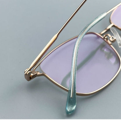 Women’s Pure Titanium Cat Eye Eyeglasses – Ultra Lightweight Full Rim Designer Optical Frame 120153 - HP eyeglasses