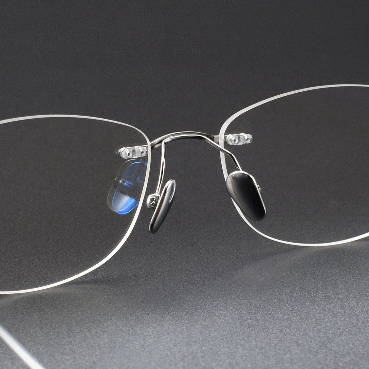 Women's Rimless Cat Eye Glasses | Ultra-Light Pure Titanium Minimalist Prescription Frame ZY52018 - HP eyeglasses