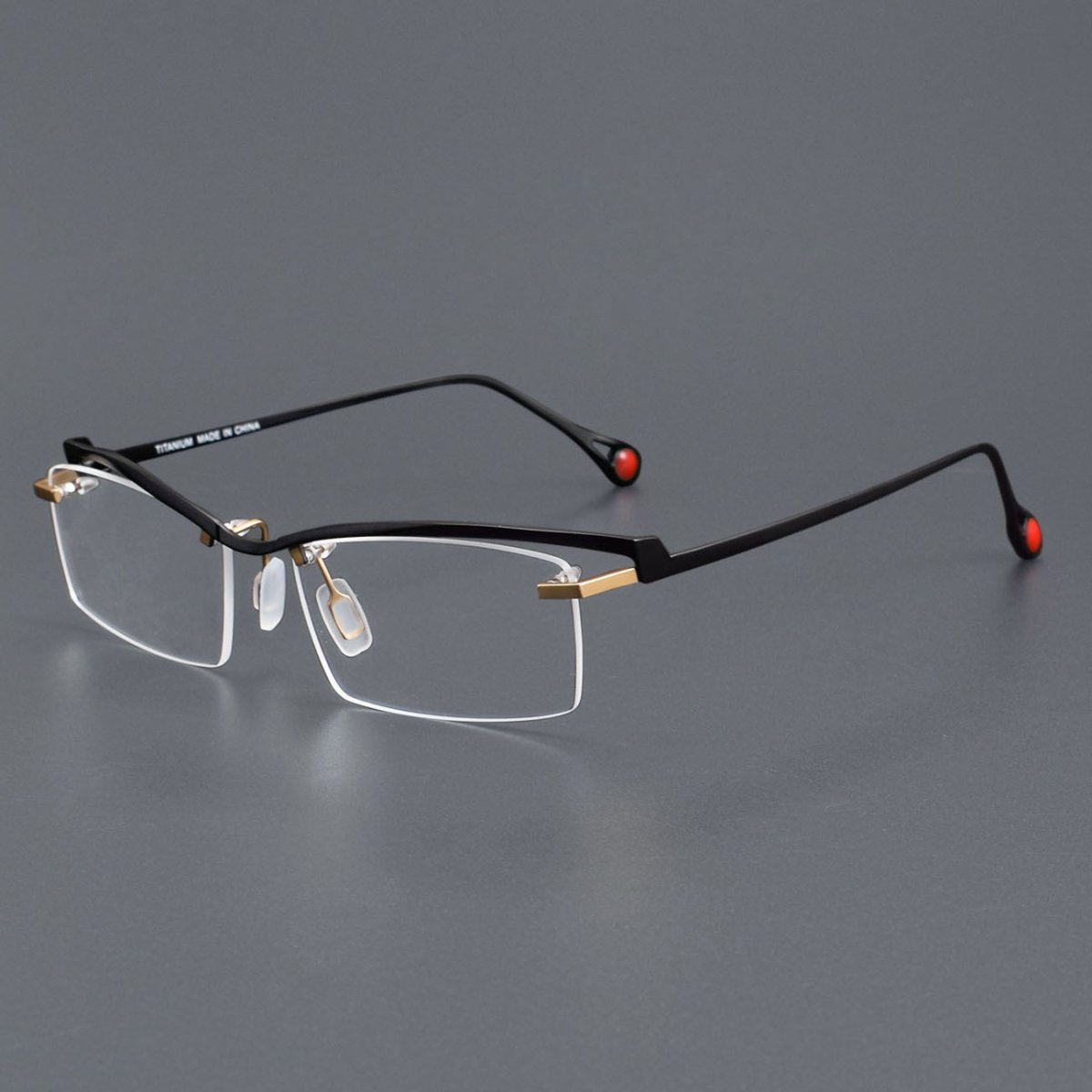 ZY - 208 Titanium Semi - Rimless Business Glasses – Okuyama Same Style - HP eyeglasses