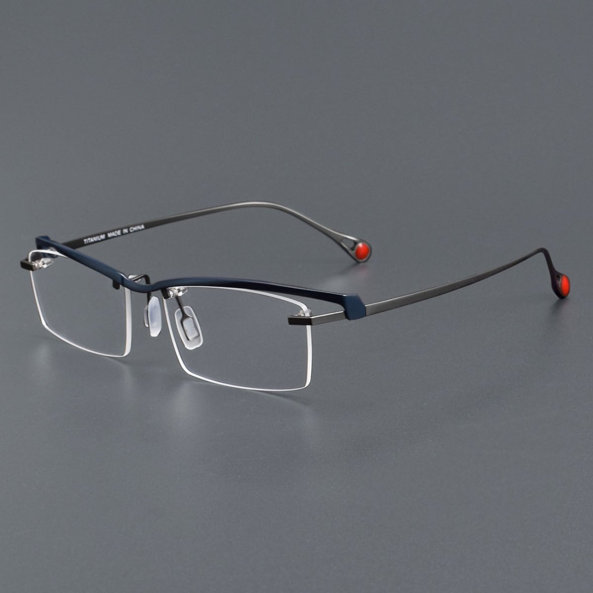 ZY - 208 Titanium Semi - Rimless Business Glasses – Okuyama Same Style - HP eyeglasses
