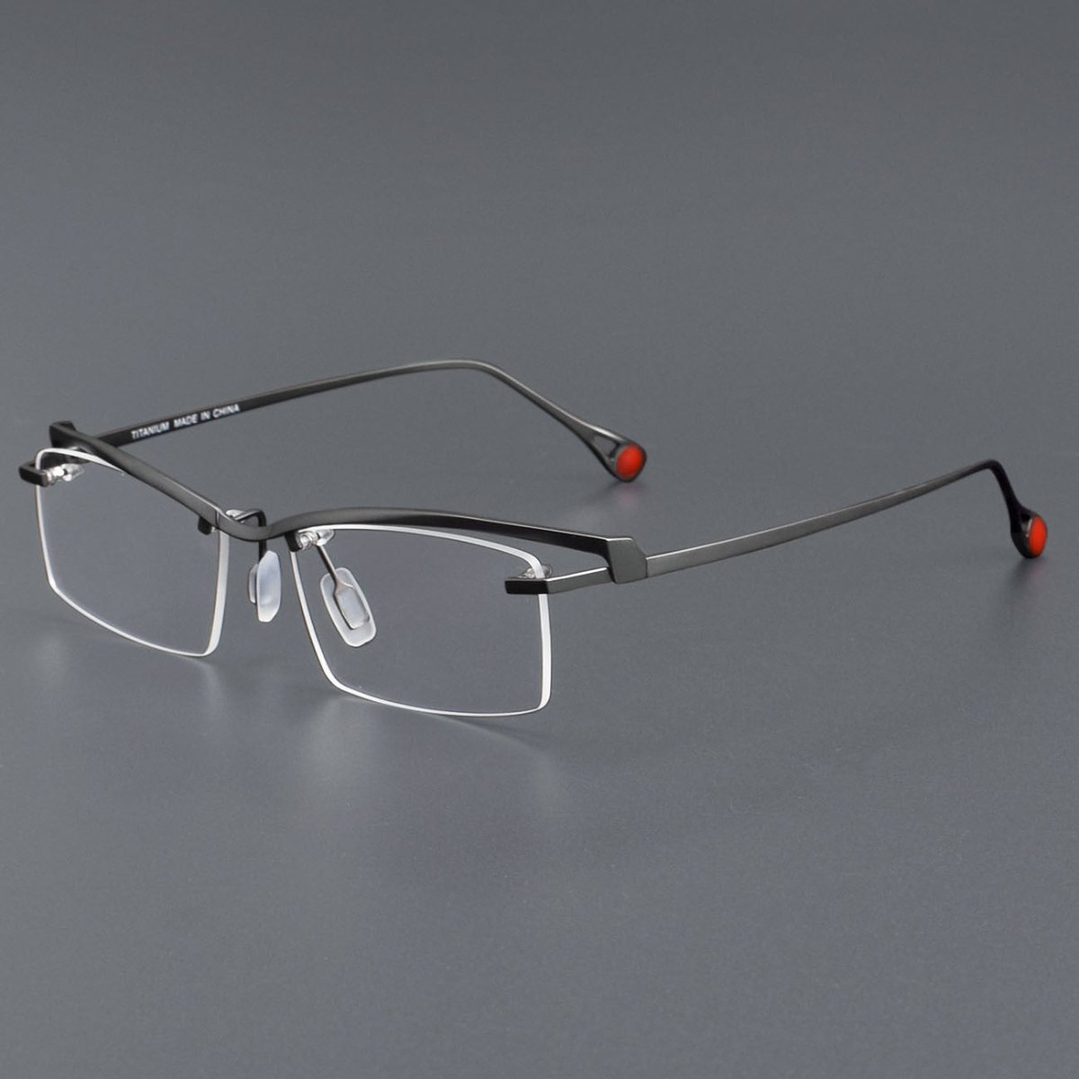 ZY - 208 Titanium Semi - Rimless Business Glasses – Okuyama Same Style - HP eyeglasses