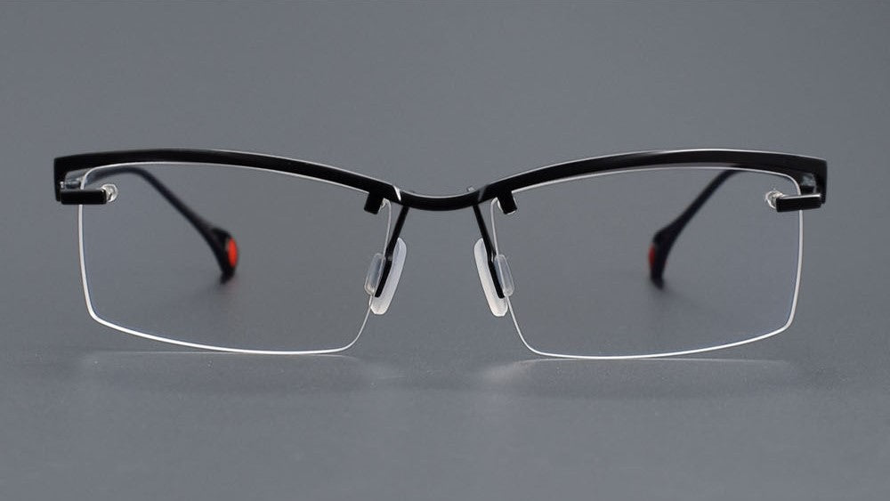 ZY - 208 Titanium Semi - Rimless Business Glasses – Okuyama Same Style - HP eyeglasses