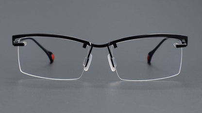 ZY - 208 Titanium Semi - Rimless Business Glasses – Okuyama Same Style - HP eyeglasses