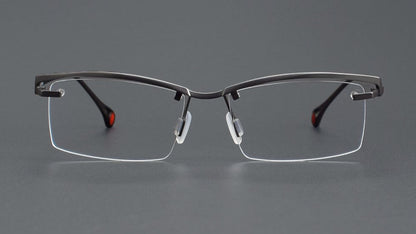 ZY - 208 Titanium Semi - Rimless Business Glasses – Okuyama Same Style - HP eyeglasses