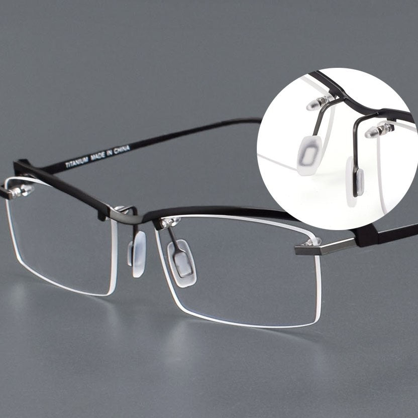 ZY - 208 Titanium Semi - Rimless Business Glasses – Okuyama Same Style - HP eyeglasses