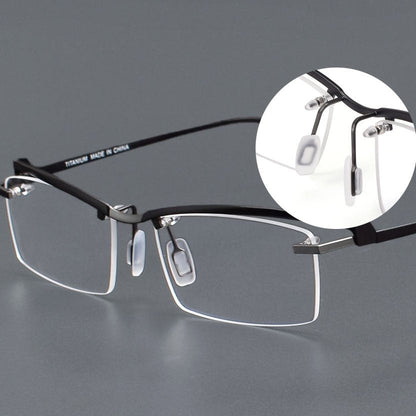ZY - 208 Titanium Semi - Rimless Business Glasses – Okuyama Same Style - HP eyeglasses