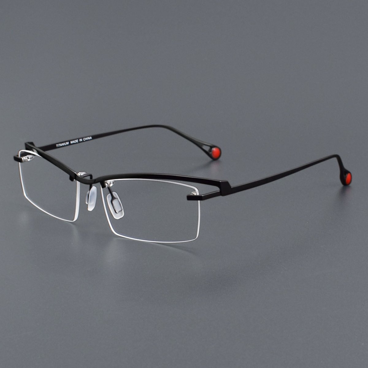 ZY - 208 Titanium Semi - Rimless Business Glasses – Okuyama Same Style - HP eyeglasses