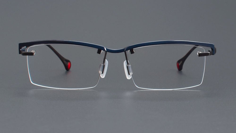 ZY - 208 Titanium Semi - Rimless Business Glasses – Okuyama Same Style - HP eyeglasses
