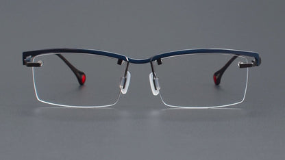 ZY - 208 Titanium Semi - Rimless Business Glasses – Okuyama Same Style - HP eyeglasses